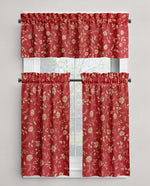 French Country Floral Valances & Café Curtains – Etonnante Florals Toile