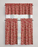 Gold Mignon Floral Café Curtains & Valances – French Country