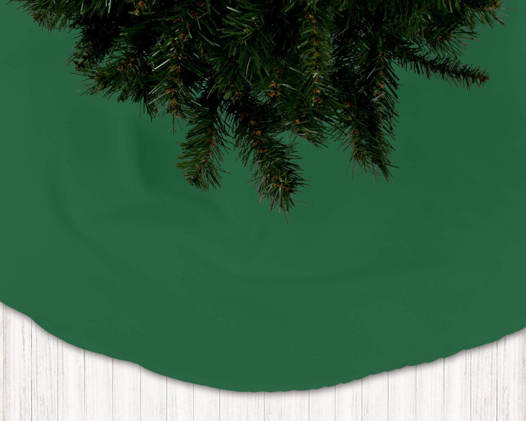 Green Christmas Tree Skirts – Festive & Handcrafted
