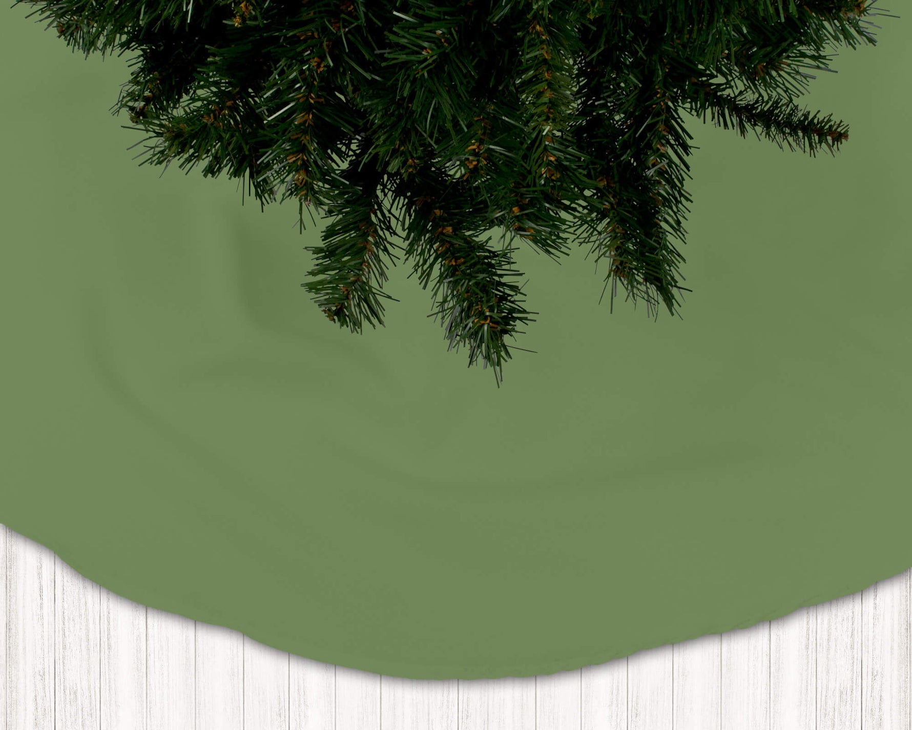 Green Christmas Tree Skirts – Mint, Prairie & Hunter Tones