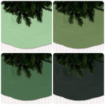 Green Christmas Tree Skirts – Mint, Prairie & Hunter Tones