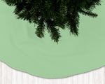 Green Christmas Tree Skirts – Mint, Prairie & Hunter Tones
