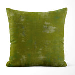 Green Grunge Pillow Covers and Euro Shams – Apple & Spruce Abstract