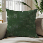 Green Grunge Pillow Covers and Euro Shams – Apple & Spruce Abstract