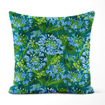 Lily of the Nile Floral Pillow Covers and Euro Shams - Cottage & Coastal Decor