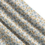 Last Bloom Floral Valances and Cafe Curtains - Cream or Blue