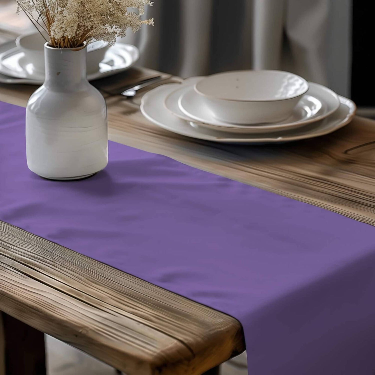 Lavender and Purple Table Linens – Solid Color Runners & Mats