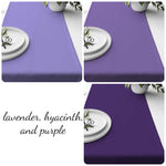 Lavender and Purple Table Linens – Solid Color Runners & Mats