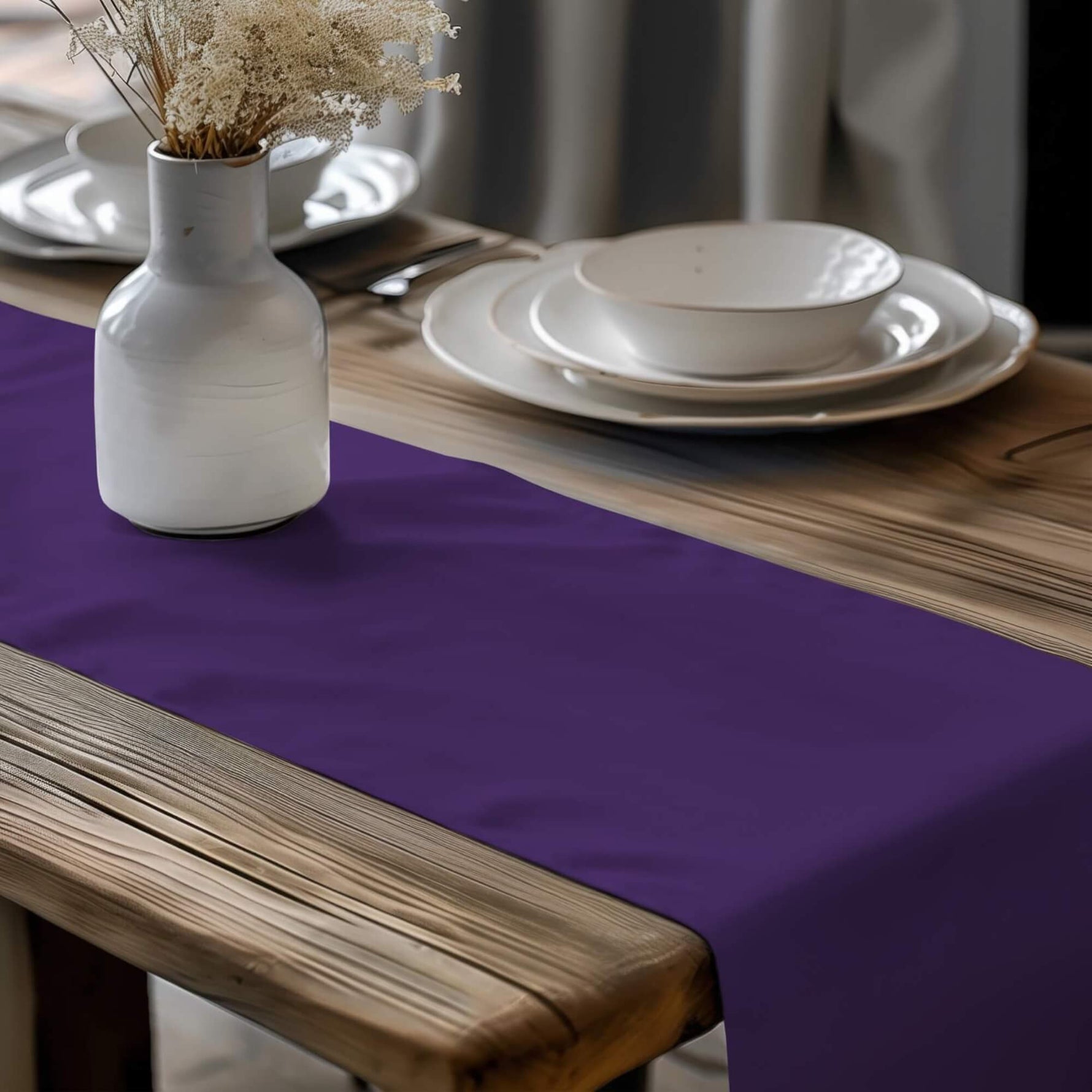 Lavender and Purple Table Linens – Solid Color Runners & Mats