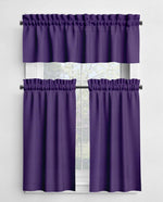 Lavender and Purple Valances and Cafe Curtains - Custom Sizes