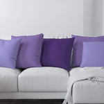 Lavender & Purple Cotton Pillow Covers and Euros Shams – Custom Sizes