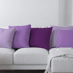 Lilac & Plum Cotton Pillow Covers and Euro Shams – Custom Size Options