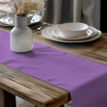 Lilac, Plum & Iris Table Linens – Solid Color Runners & Mats