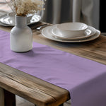 Lilac, Plum & Iris Table Linens – Solid Color Runners & Mats