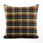 Lodge Plaid Pillow Covers and Euro Shams – Brown, Black & Tan Design