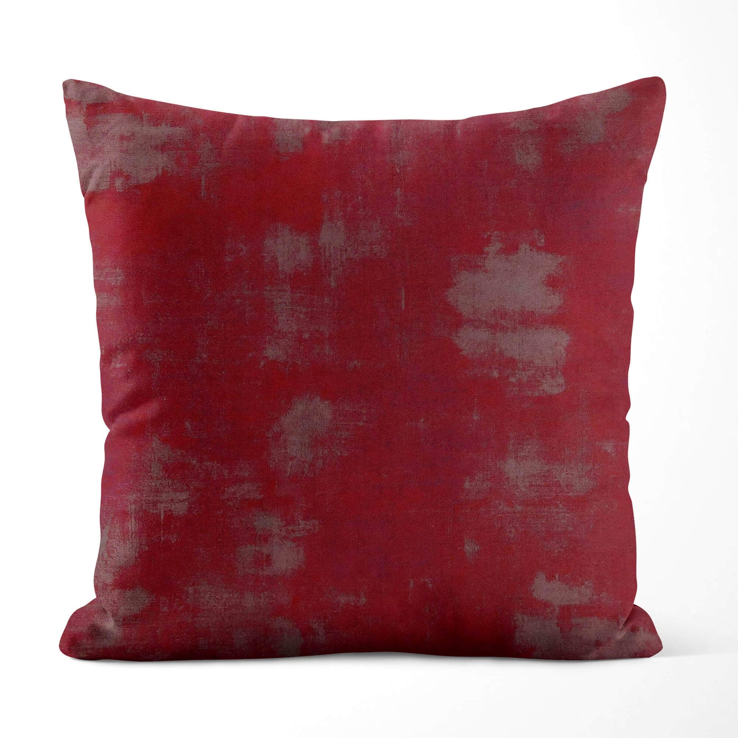 Red Abstract Pillow Covers – Cherry & Burgundy Grunge
