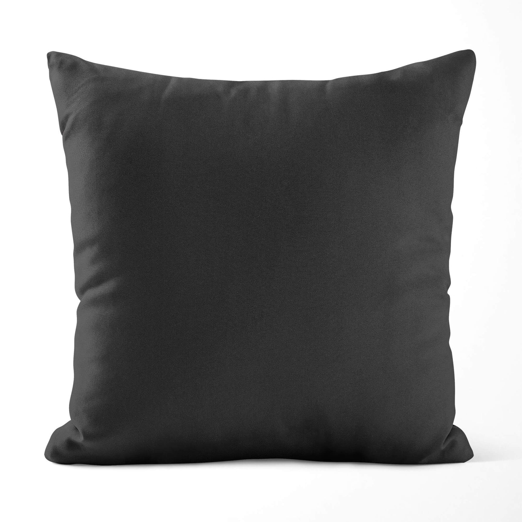 Modern Gray & Black Pillow Covers and Euro Shams – Minimalist Cotton