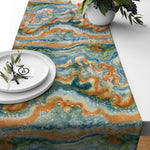 Modern River Table Runners – Adobe, Blue & Green