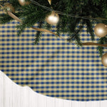 Navy Blue & Tan Plaid Tree Skirts – Farmhouse Christmas