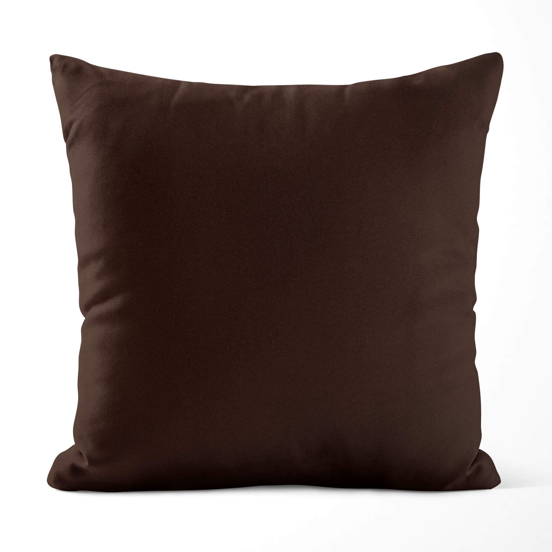 Neutral Brown Cotton Pillow Covers and Euro Shams – Custom Size Options