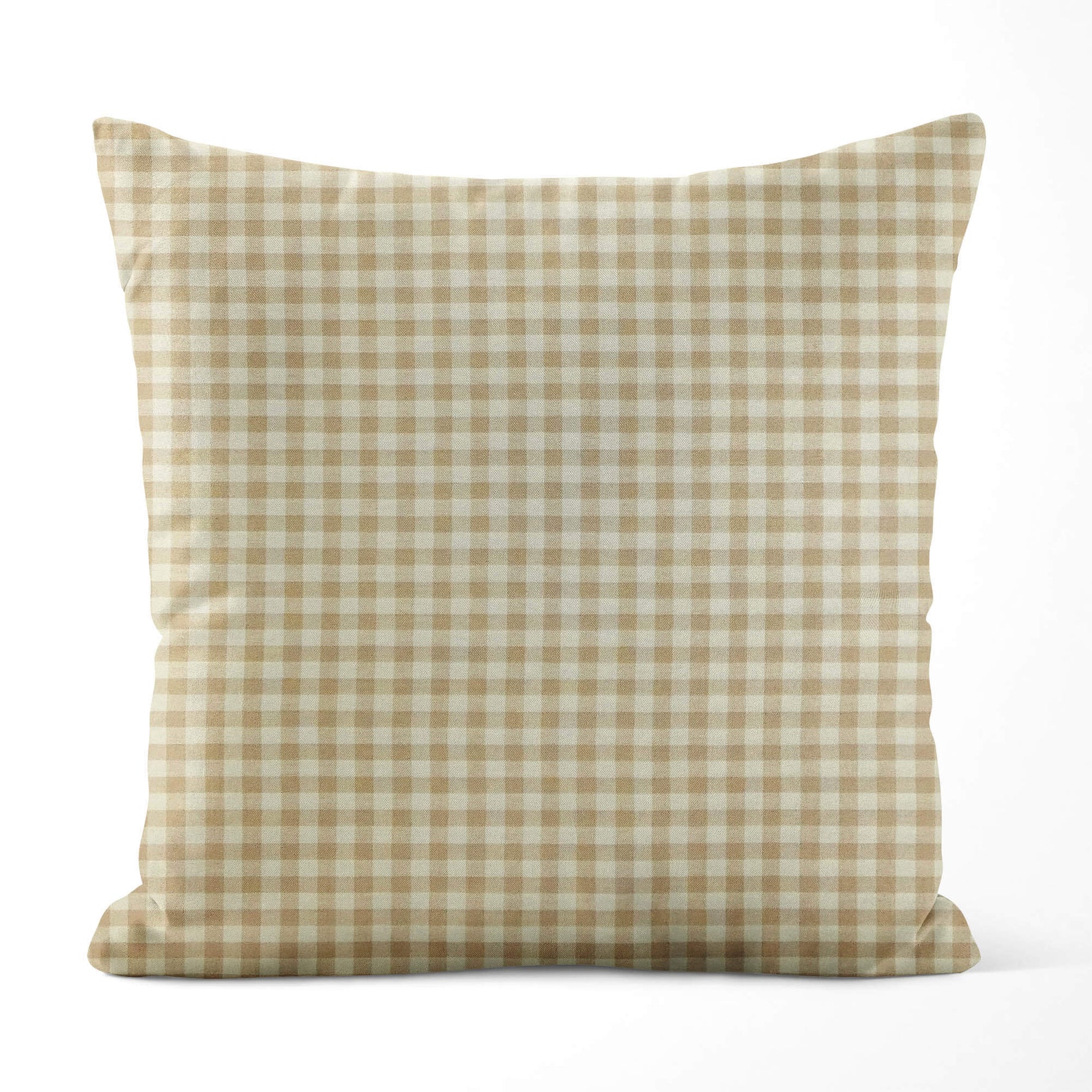 Neutral Farmhouse Pillow Covers – Cream & Beige Homespun Cotton