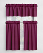 Pink Cotton Valances and Cafe Curtains - Berrylicious