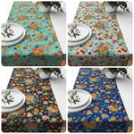 Retro Farmhouse Table Runners – Floral & Cherry Print