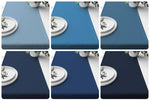 Rich Blue Table Runners and Placemats – Glacier, Lake & Navy Tones