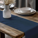 Rich Blue Table Runners and Placemats – Glacier, Lake & Navy Tones