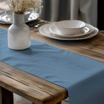 Rich Blue Table Runners and Placemats – Glacier, Lake & Navy Tones