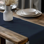 Rich Blue Table Runners and Placemats – Glacier, Lake & Navy Tones