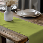 Rich Green Table Runners and Placemats – Pistachio, Cactus & Pine