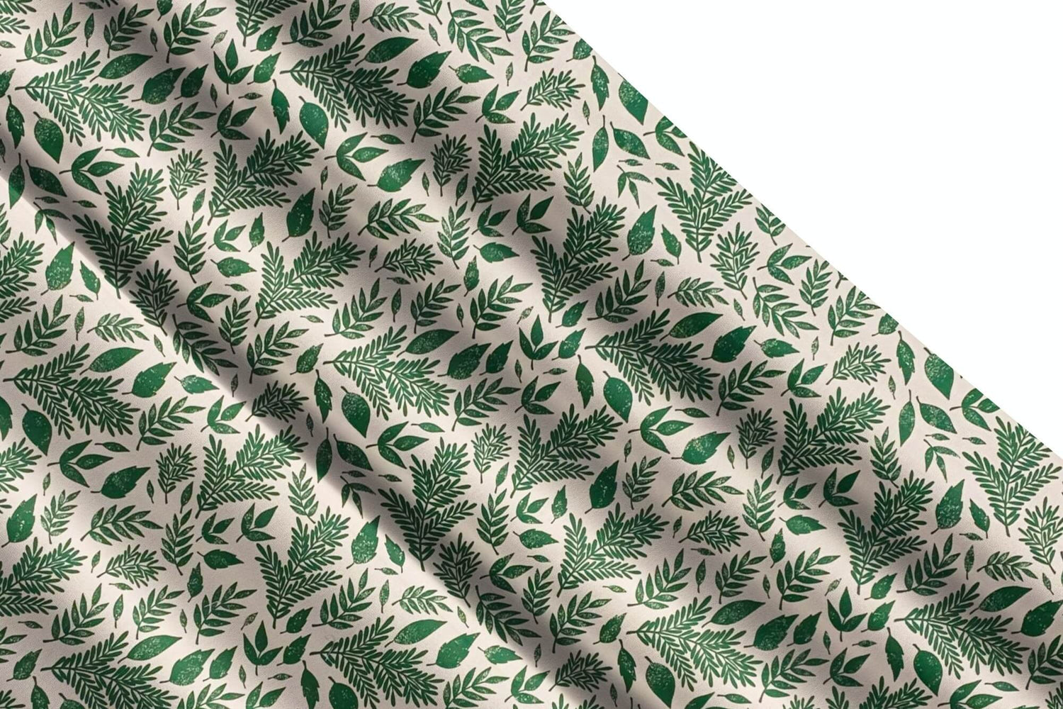 Scattered Leaves Kitchen Valances and Cafe Curtains