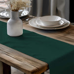 Shamrock, Dill and Christmas Green Table Linens – Solid Color Runners & Mats