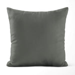 Modern Gray & Black Pillow Covers and Euro Shams – Minimalist Cotton
