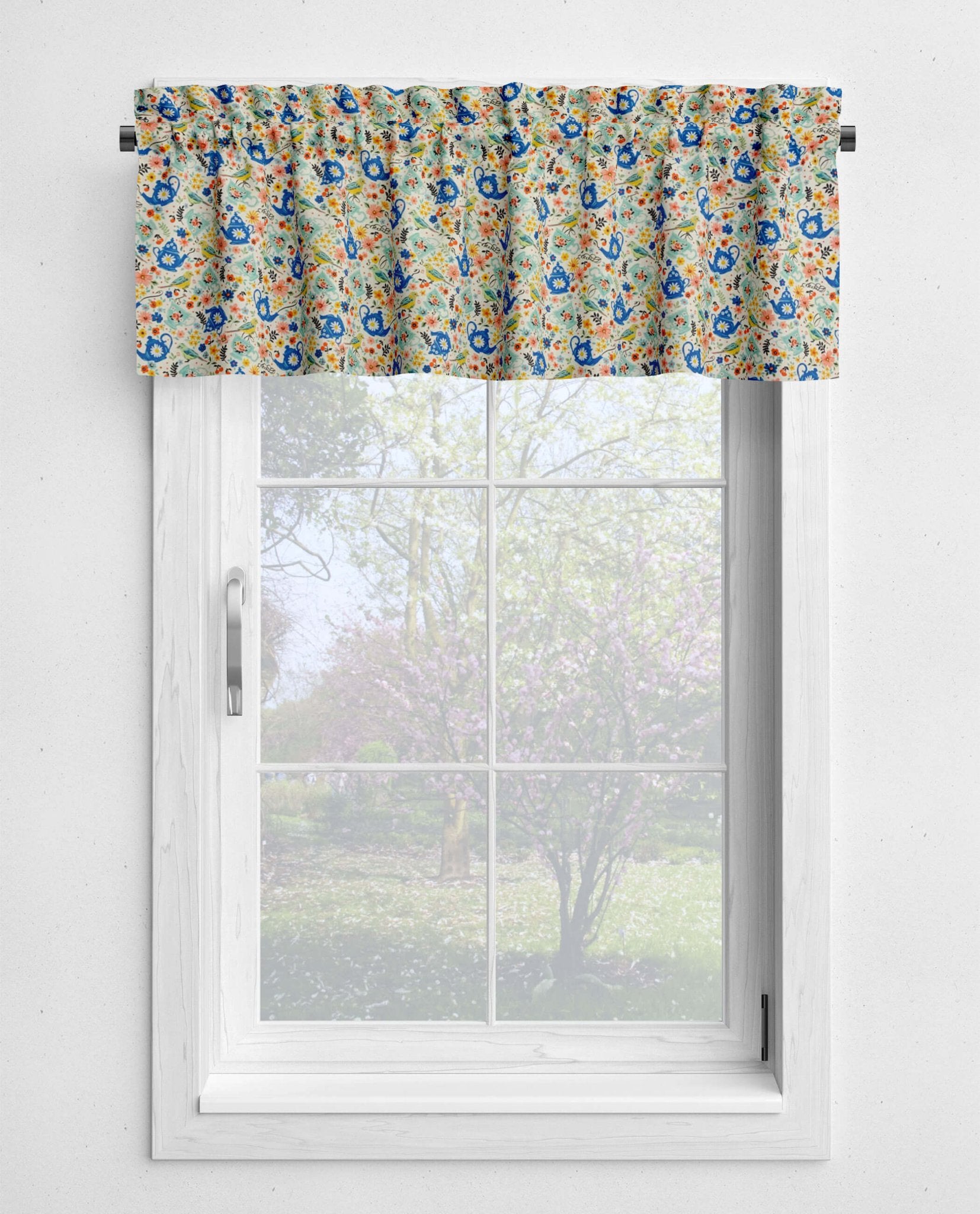 Tea - Time Valances – Vintage - Inspired Kitchen Window Treatments