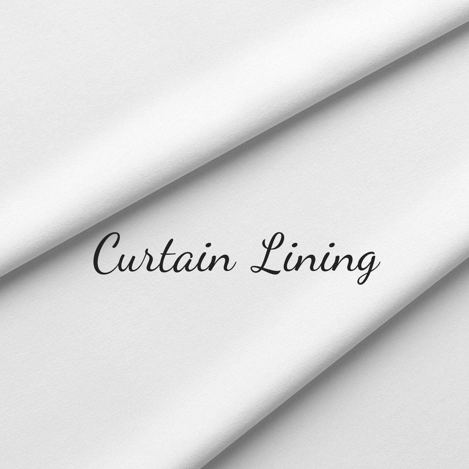 Curtain Lining, Cotton Muslin Fabric, White and Cream