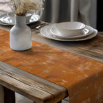 Gold and Orange Abstract Grunge Table Runners and Placemats